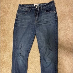 Madewell high rise slim boyjean